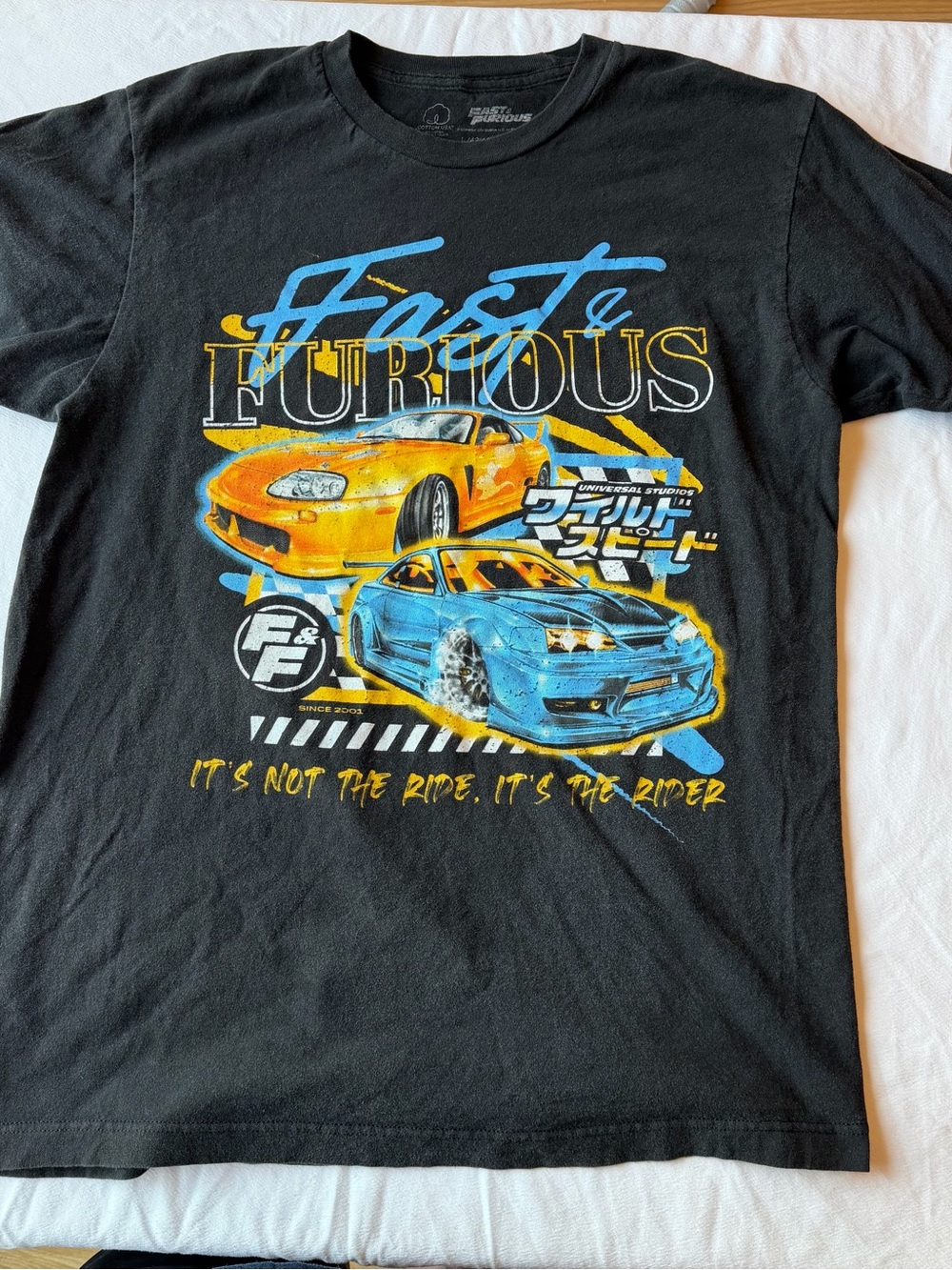 Fast & Furious Graphic Tee Black Men's Large